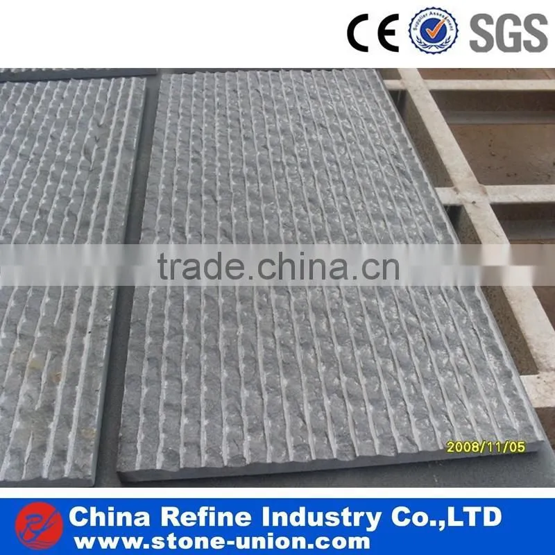 Honed hainan grey basalt outdoor flooring tiles