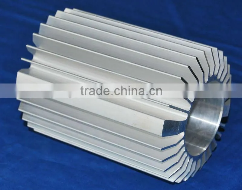 6063 6061 aluminium extruded fin tube alloy tube with BV& ISO from Jiayun factory