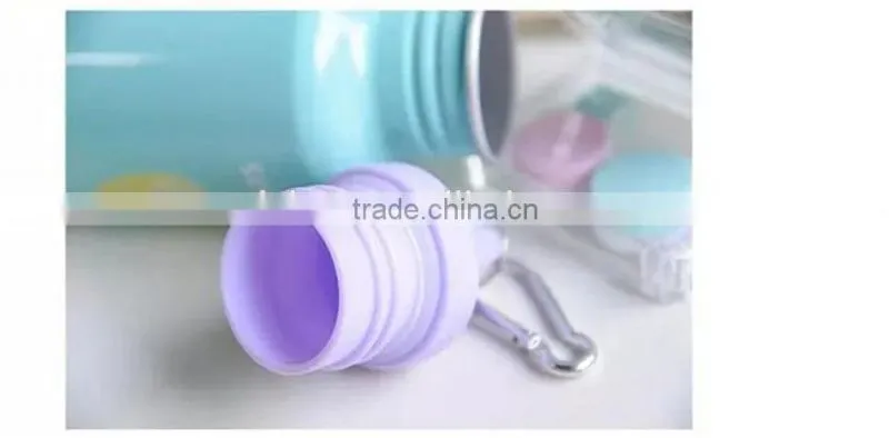 small size mini cartoon print aluminum water bottle