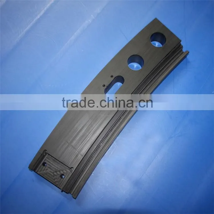 High impact wear-resisting cnc machining ballistic plastic sheets Tivar1000 white uhmwpe bending guide