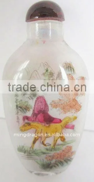 CHINSESE ANTIQUE INNER HAND-PAINTING SNUFF BOTTLE