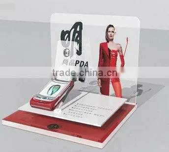 GH-RZ325 Excellent High-end modern acrylic custom counter mobile phone display rack