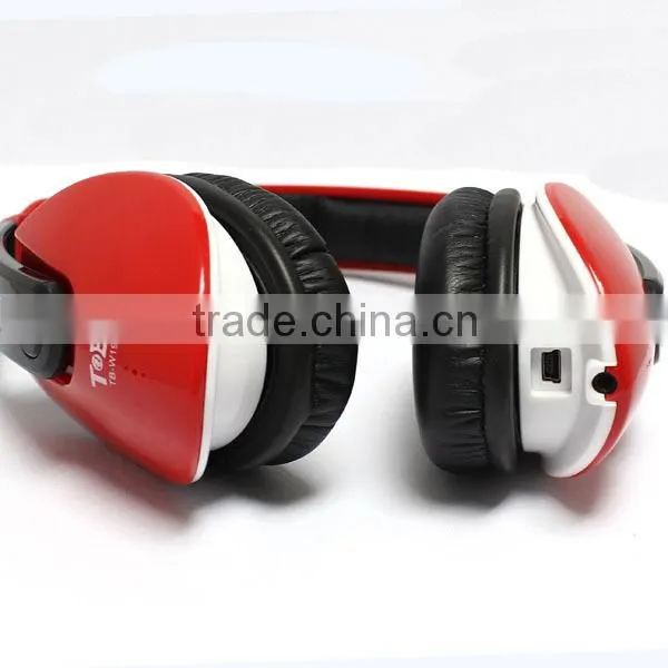 New product for 2015 stereo wireless headphones with Tf card, headphones with built-in radio
