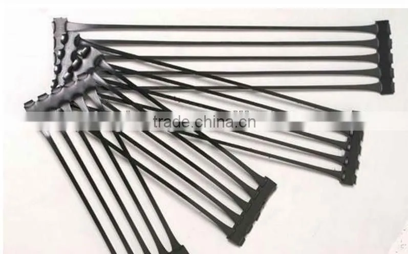 Unidirectional plastic Geogrid