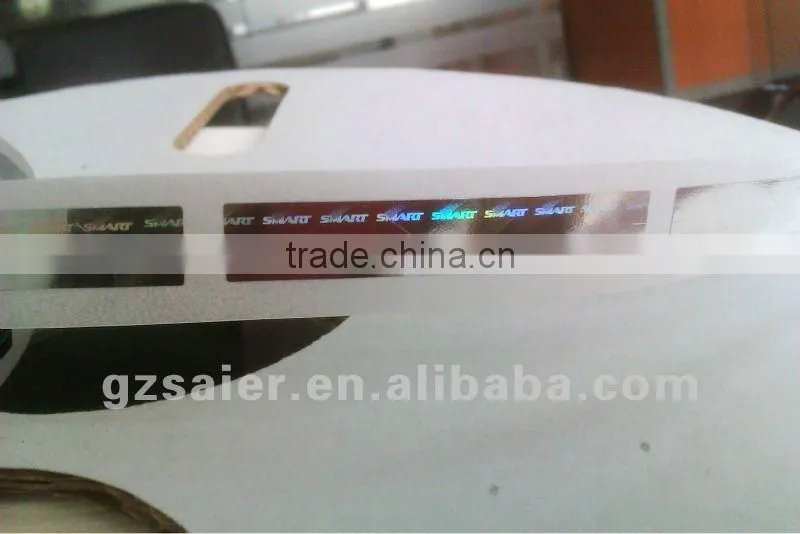 holographic scratch off labels