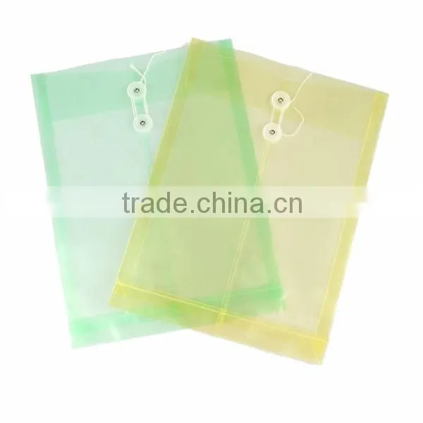 2015 New Fashion A4 Car Document Holder Bag, Plastic File Bag, Pocket File