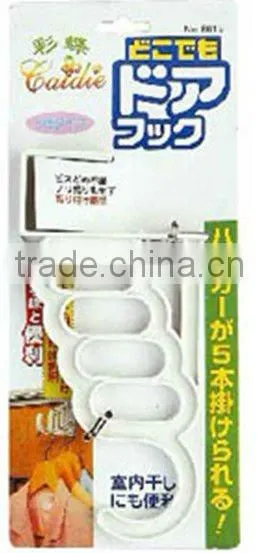 plastic door hook for storage