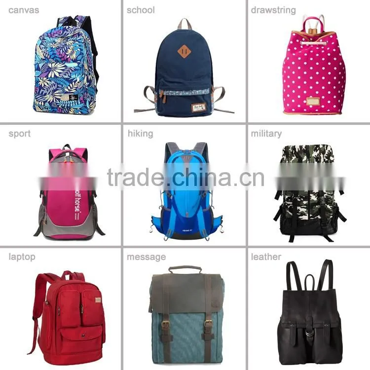 custom high quality backpack girls fashion aztec canvas backpack