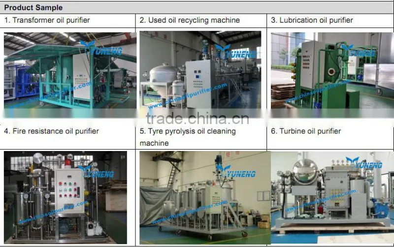 YUNENG Top Used Engine Lubrication Oil Purifier System
