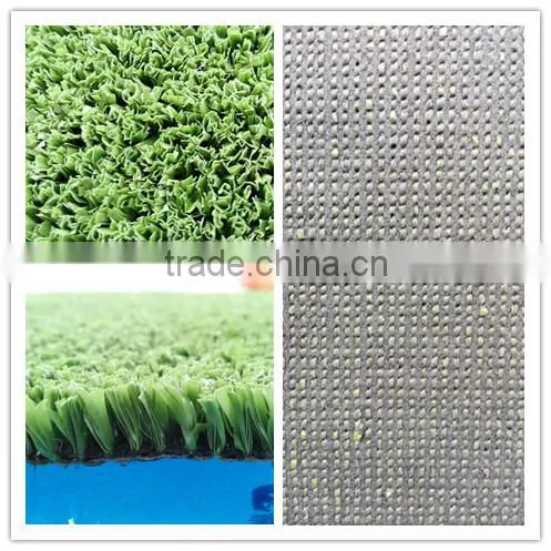 Fibril PE turf grass for tennis