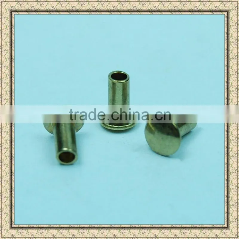 Nickle Plate Tubular Rivet Rivet, Hot Sale Flat Semi Tubular Rivet