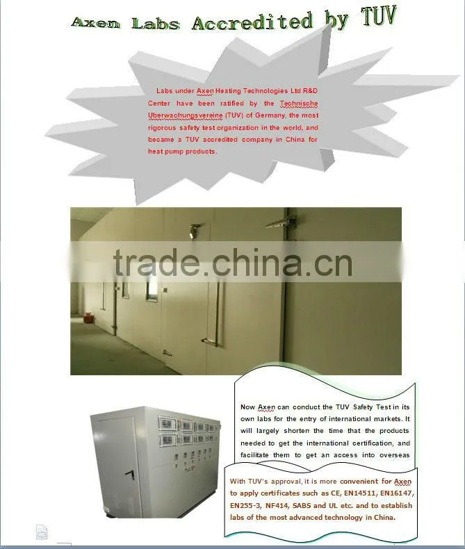 6.5KW Air to water high cop Swimming pool water heater HeatPumps
