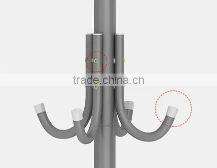 Factory direct sale different types aluminium clothes hanger stand on sale