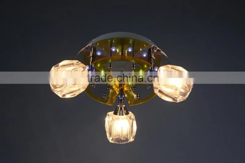 China zhongshan SMD LED with crystal glass ceiling chandelier&pendant lamp