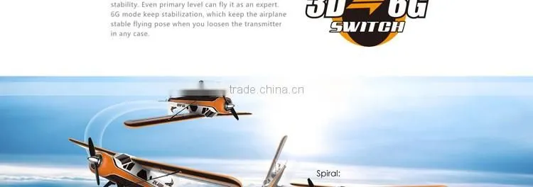 Long control distance! 2.4Ghz 4-channel rc airplane simulator, RTF radio controlled glider plane with brushless motor