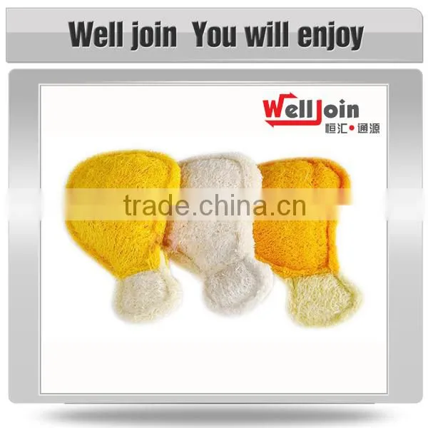 Loofah sponge drumstick model dog toys