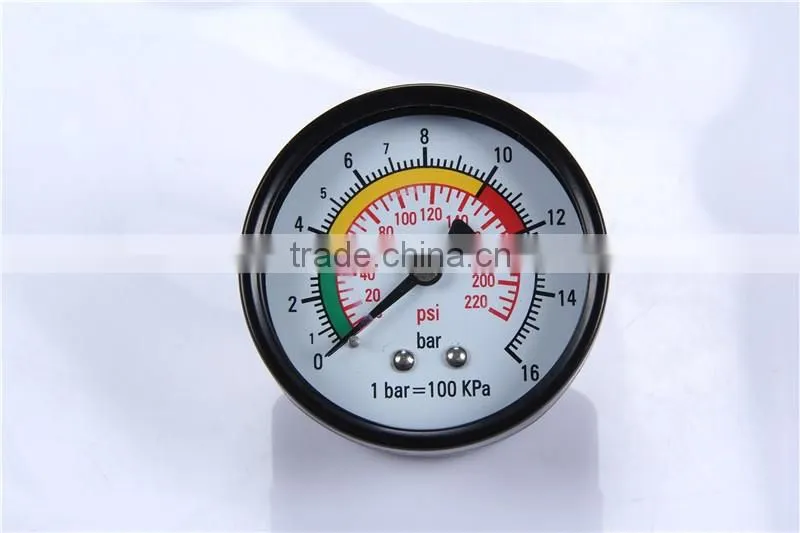 New Style Products High Quality Clear Dial Plate Air Pressue Guage