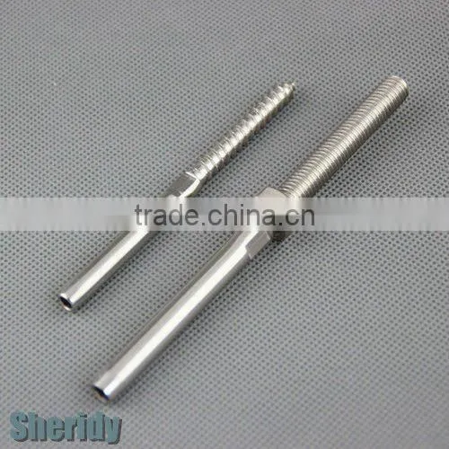 Wire railing cable end fittings / wire rope fittings