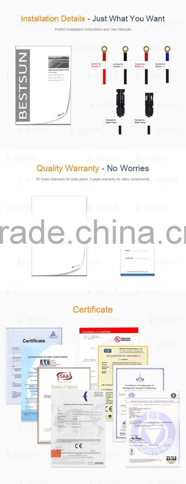 6W Polycrystal Solar Panel Factory Offer 2W-300W Mono Poly Solar Panel