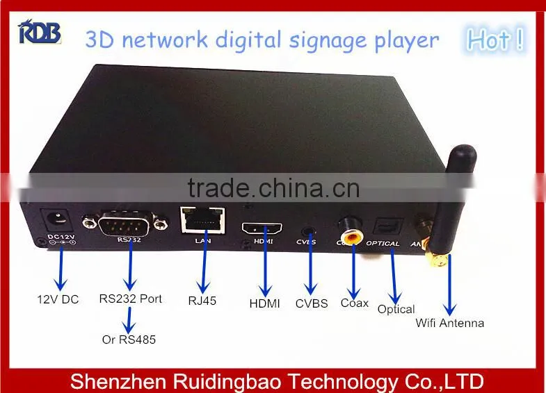1080P Flac RMVB HDD Digital Media Player