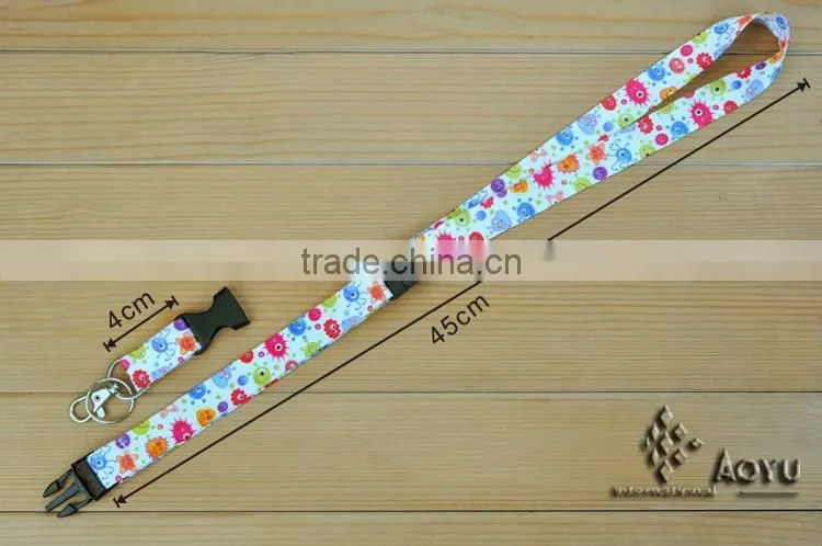 sublimation/heat transfer printing promotional lanyard