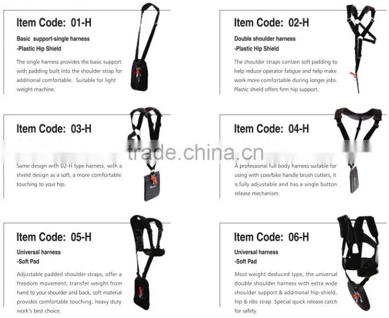 engine valve 43cc ZMG4301T 1.1kw gasoline power brush cutter to mechanical grass trimmer