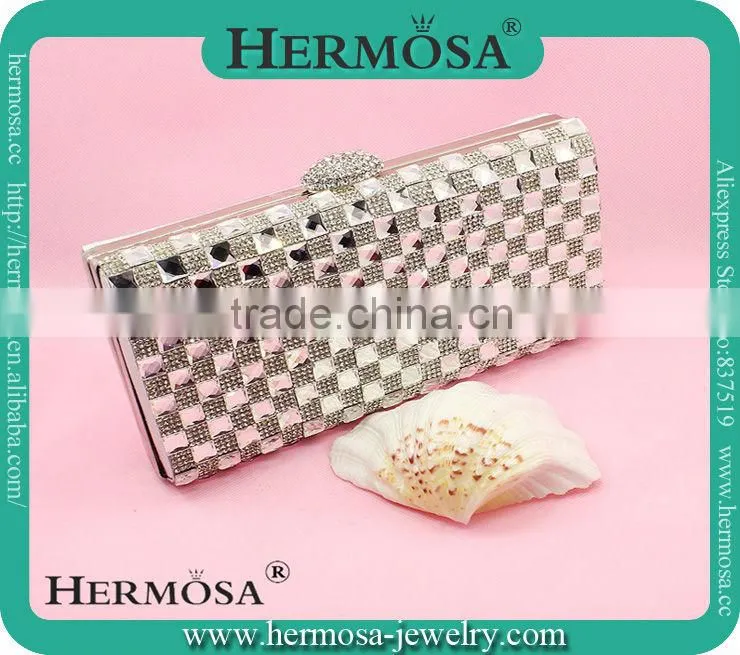 Hermosa Newly Women Elegant Clutch Purse Treny Lady Evening Party Prom Purse Fashion Jewelry Purse