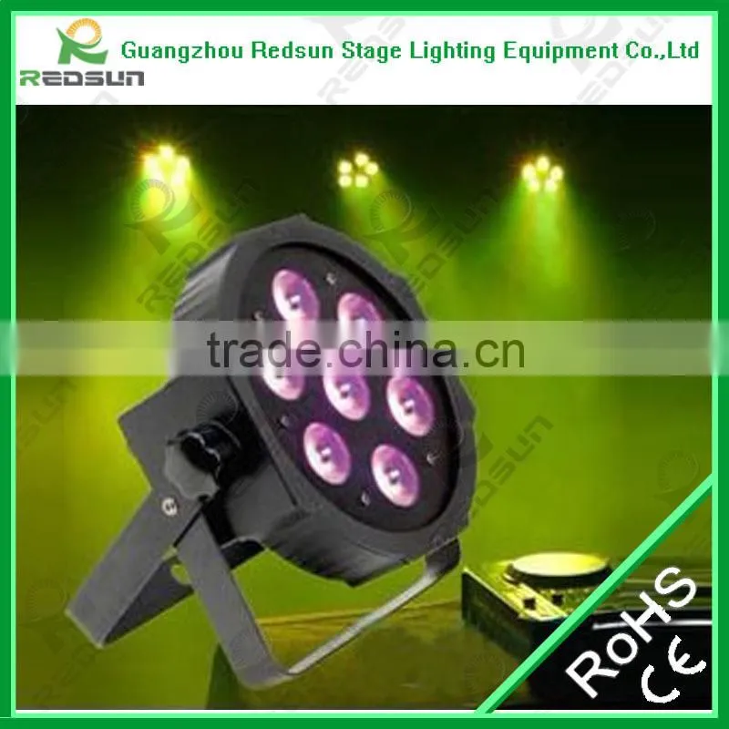 High power dmx dj disco china 7*10W led full color par light