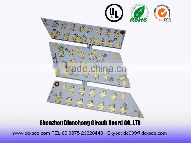 aluminum PCB hard gold finger Au 30 U'' soft and rigid combination board