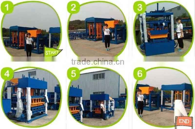 WANTE BRAND QT10-15 fly ash big capacity block making machine fully auto machine