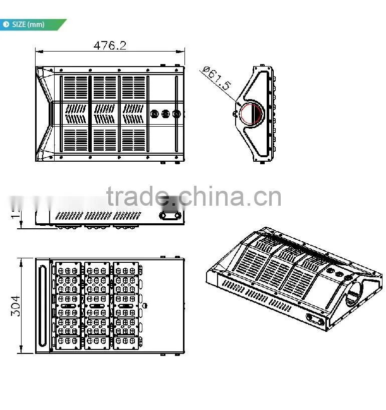 Factory supplier aluminum outdoor quality price osram led street light ip66