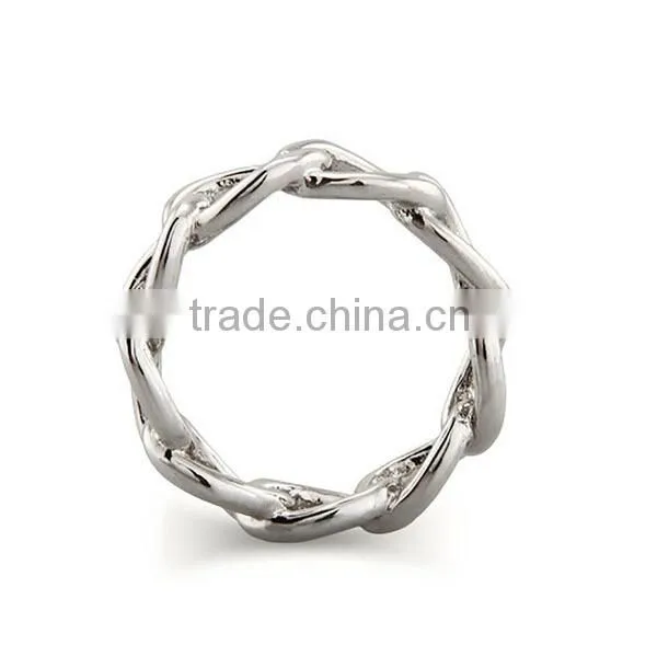 Customized 925 sterling silver Cuban chain link band