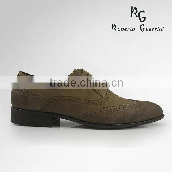 Suede leather casual dress shoe