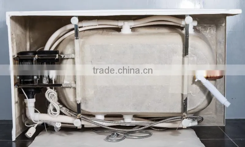 cUPC square acrylic bathtub,plastic hot tub,portable bathtub whirlpool