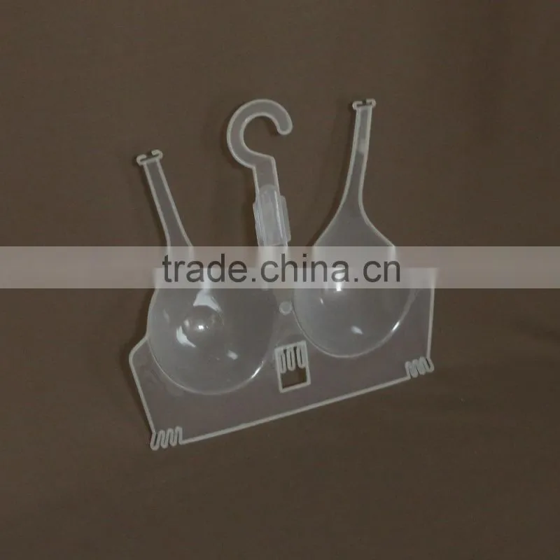 hanging transparent female bra/bust/underwear mannequin for sale with hook