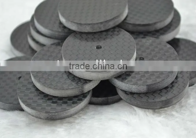 Carbon Fiber Speaker Spike Pad Base Stand Protective Black Gray