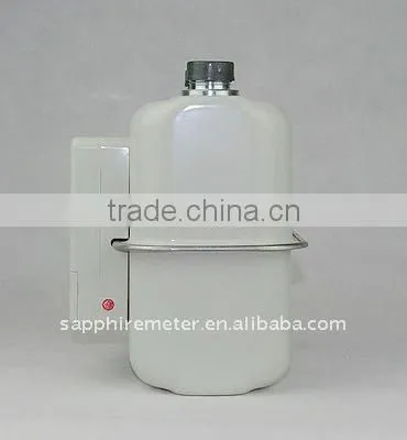 ICG4S Sapphire Diaphragm Household Steel Case IC card prepaid intelligent Gas Meter