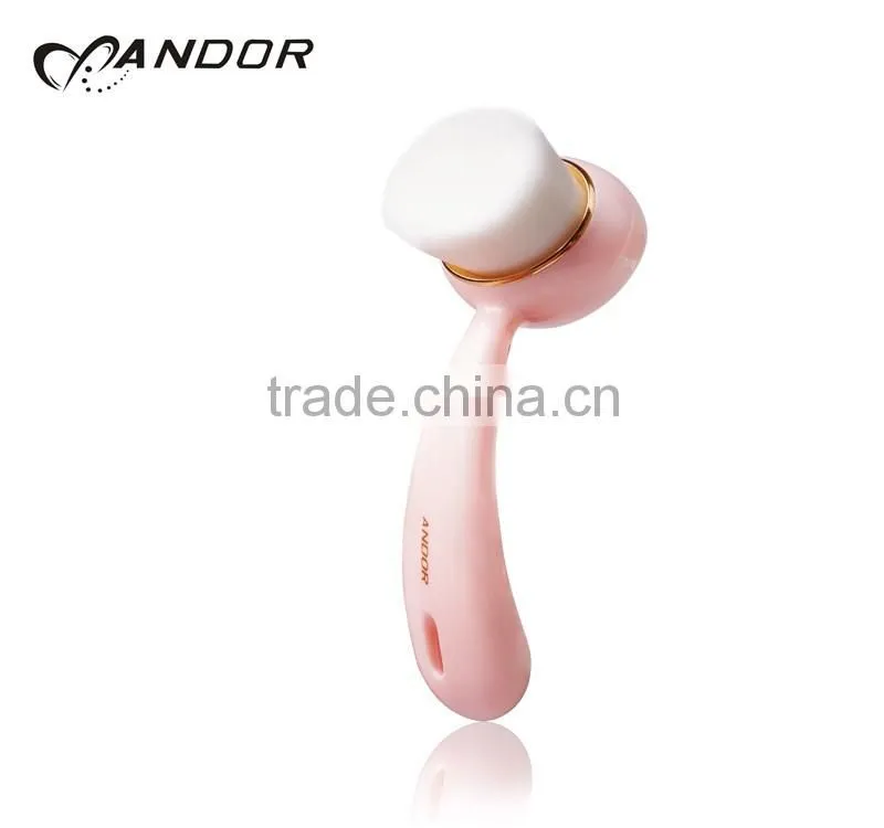 Long hanlde colorful handle face makeup brush and cosmetics