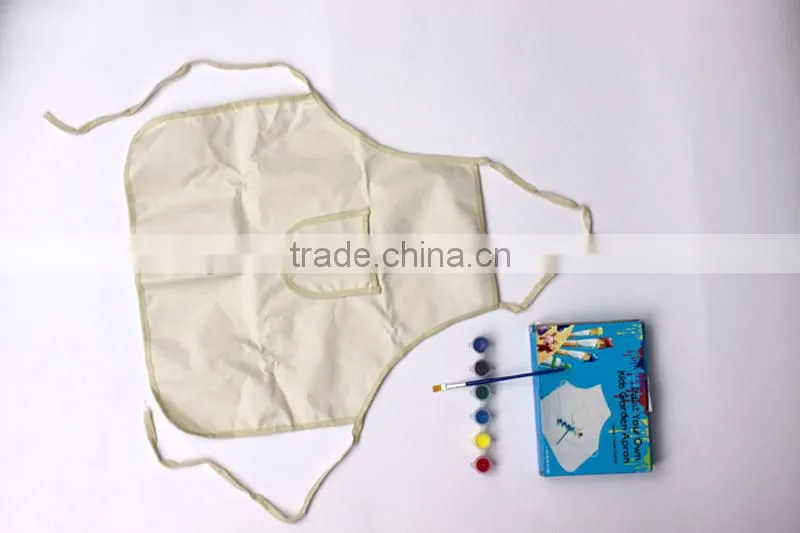PAINT YOUR OWN APRON WITH 4 COLOR DIY DRAWING