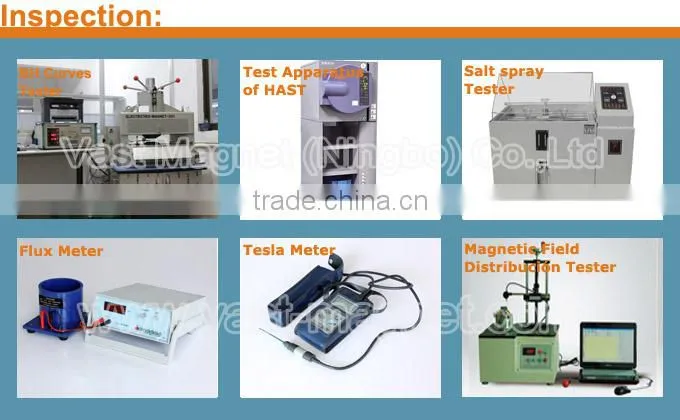 Sintered neodymium 12v coreless motor magnet