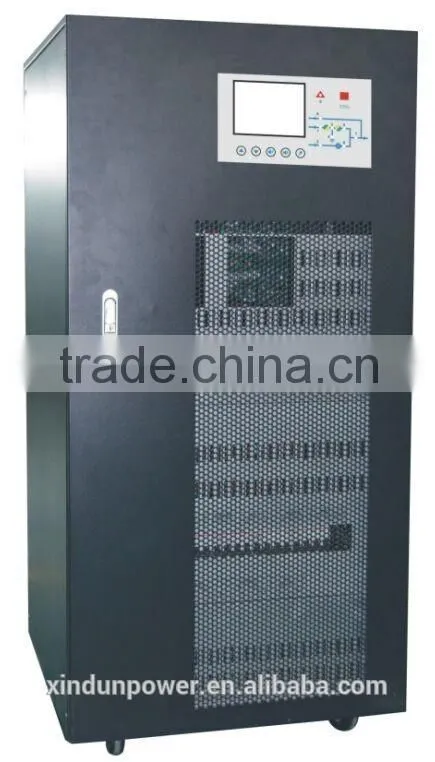 low frequency 3 phase 8KW 380v to 380v online solar ups/10kva 3 phase pure sine wave ups inverter battery charger battery
