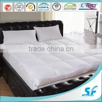 Plain Style and Quilted Pattern hospital Mattress Pad Topper