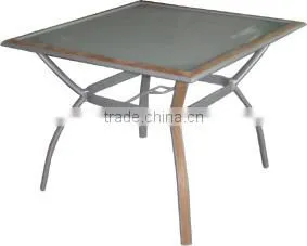 outdoor furniture tempered glass table