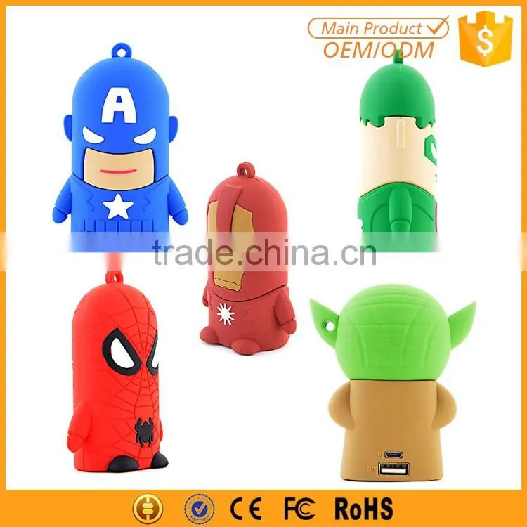 China factory various OEM cartoon power bank with private label