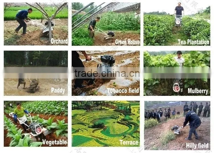 power tiller mower manual fertilizer drill midi tiller ridger