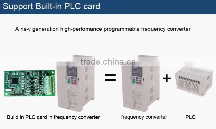 1 to 3 pase motor 0.75kw AC variable speed 220v to 380v frequency converter