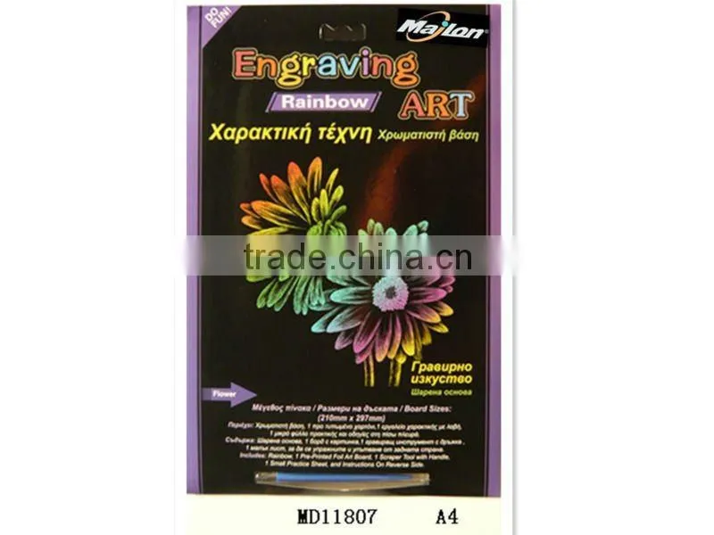 Engraving art/Engraving card/Scrap foil/foil card/foil art