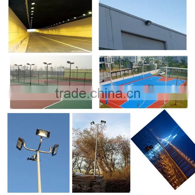 50000h lifetime LED flood lighting with IP65 outdoors