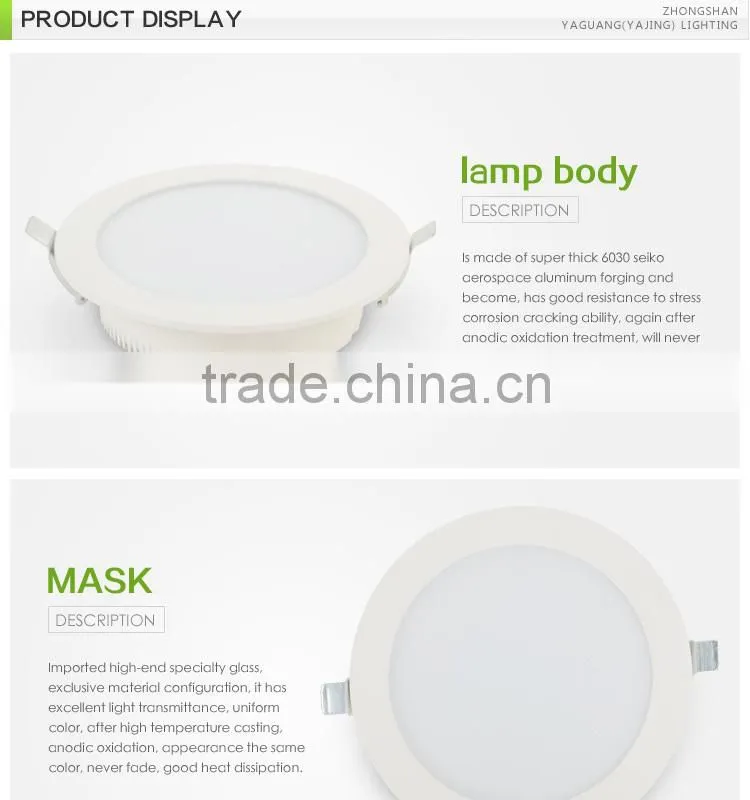 25w Round and square led down light