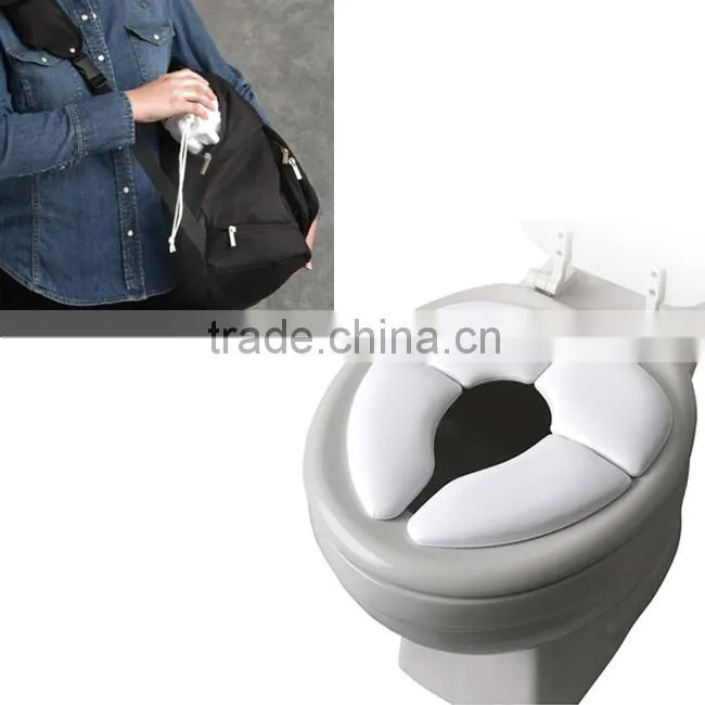 Soft sponge cushion folding potty seat travel potty